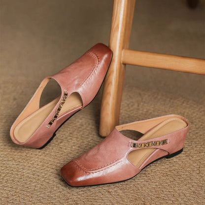 Avella Leather Mules