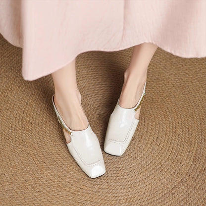 Avella Leather Mules