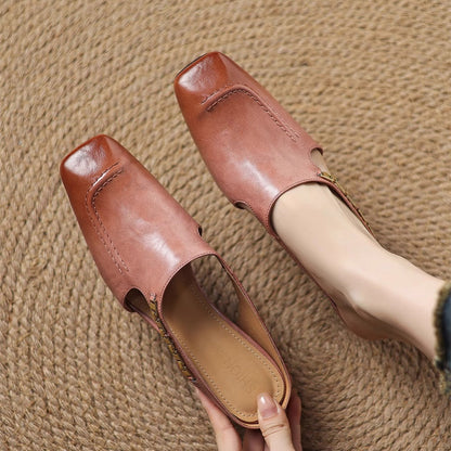 Avella Leather Mules