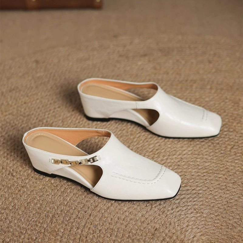 Avella Leather Mules