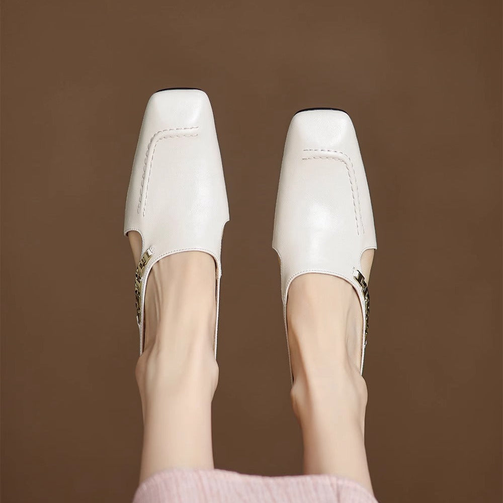Avella Leather Mules