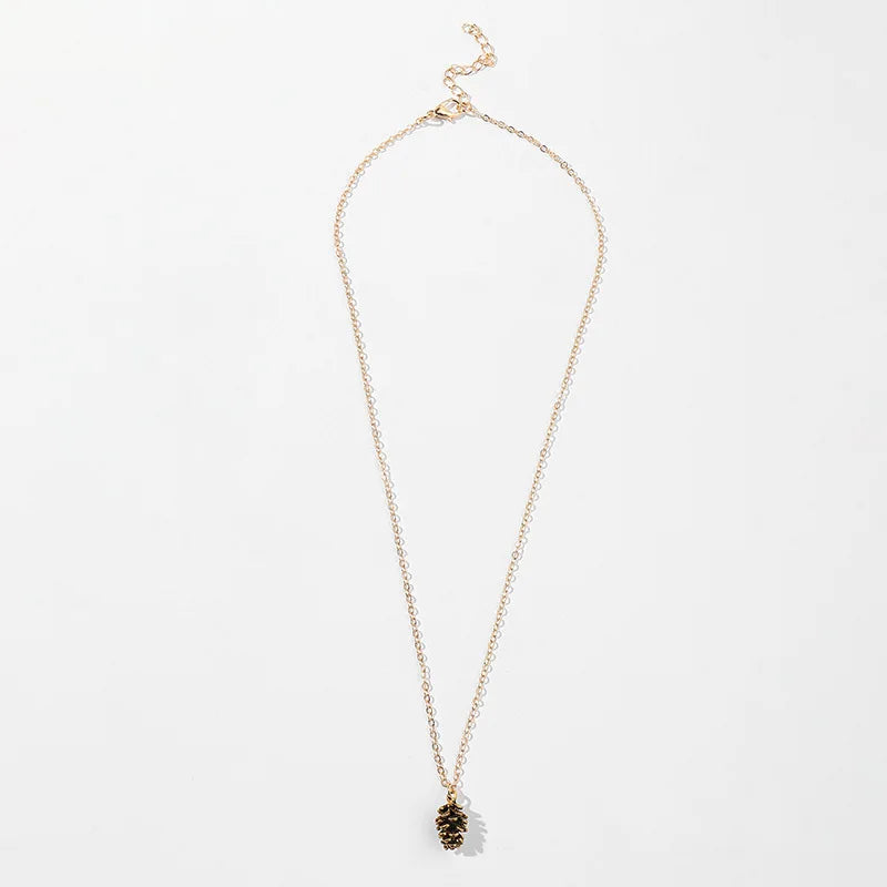 Pinecone Charm Necklace