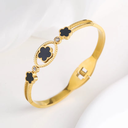 Clover Luxe Bangle