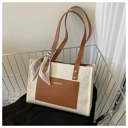 Metro Luxe Scarf Tote
