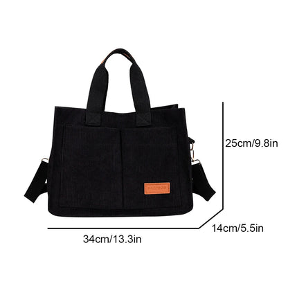 Multi-Pocket Shoulder Bag