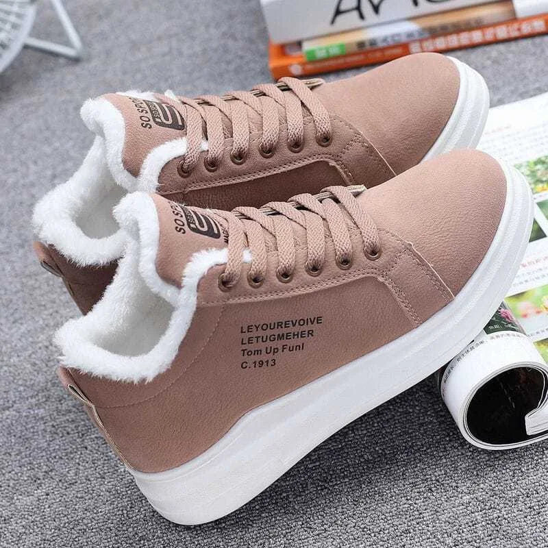 Women's Winter Sneakers with Fur Lining