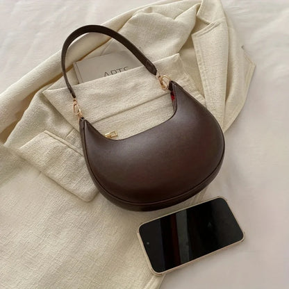 Crescent Luxe Shoulder Bag