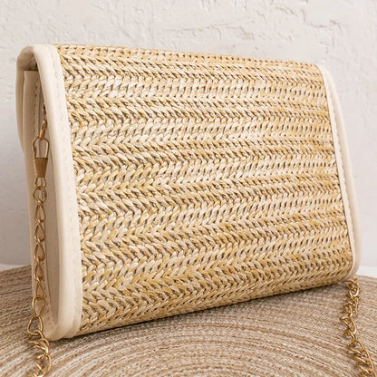 Coastal Luxe Chain Clutch