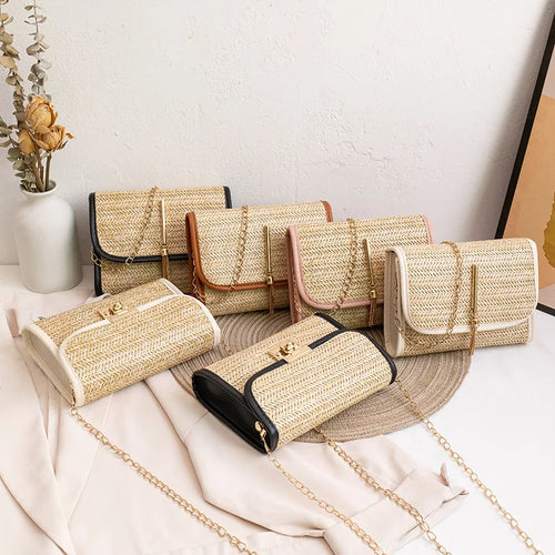 Coastal Luxe Chain Clutch