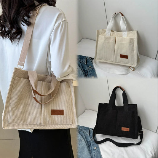 Multi-Pocket Shoulder Bag