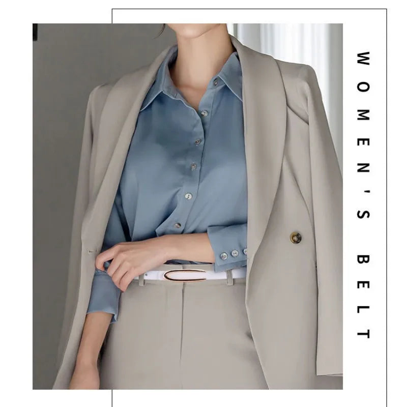 Lina Gold-Buckle Belt