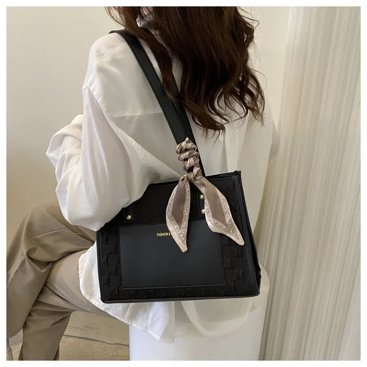 Metro Luxe Scarf Tote
