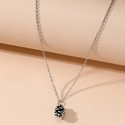 Pinecone Charm Necklace