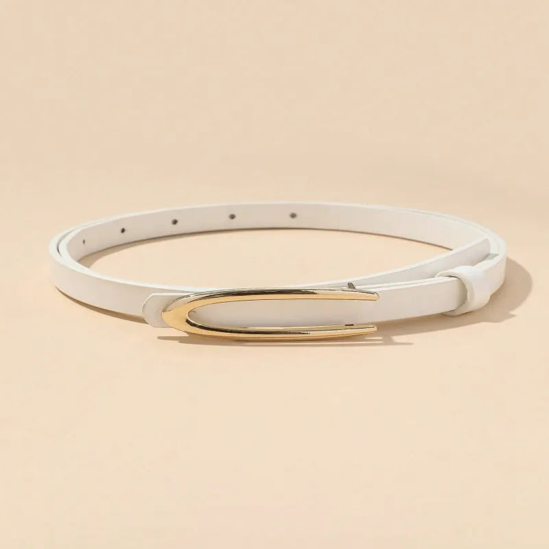 Lina Gold-Buckle Belt