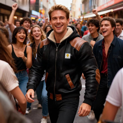 THE IRONFORGE LEATHER BOMBER