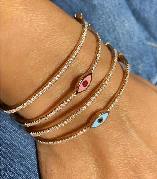 Rose Eye Bangle