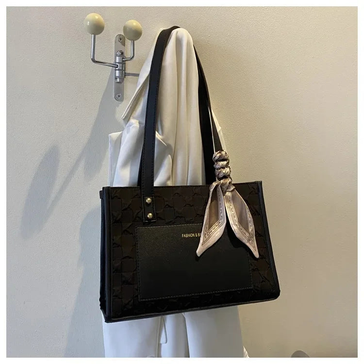 Metro Luxe Scarf Tote