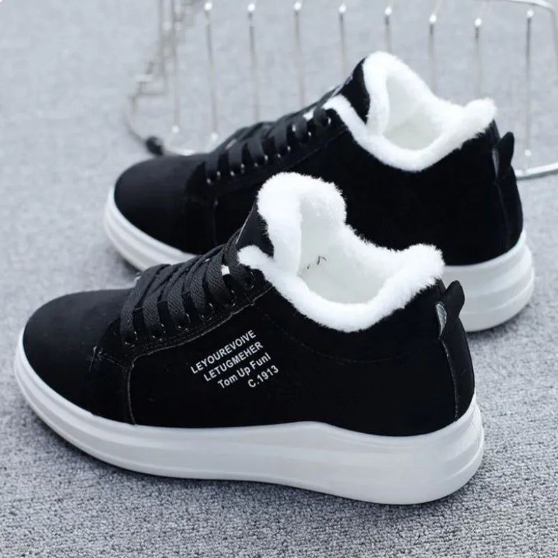 Women's Winter Sneakers with Fur Lining