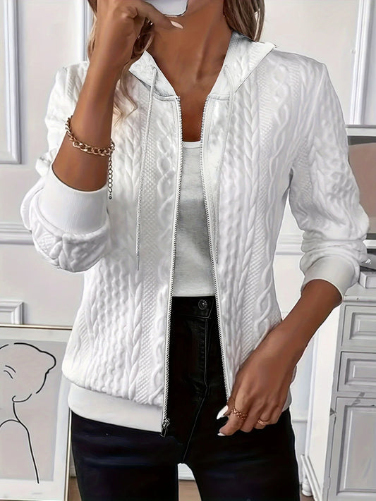 Quilted Zip Hoodie