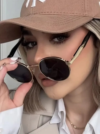 Iconic Gold-Frame Sunglasses