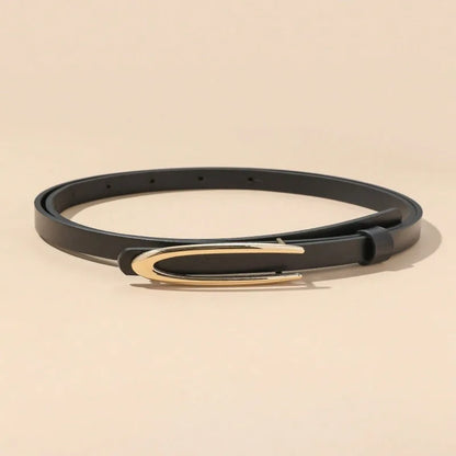 Lina Gold-Buckle Belt