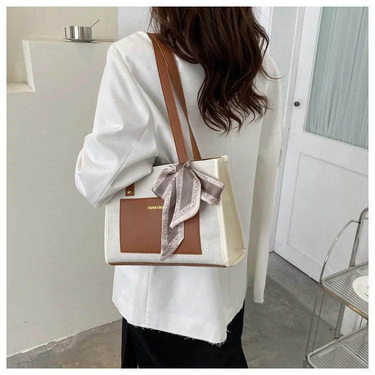 Metro Luxe Scarf Tote