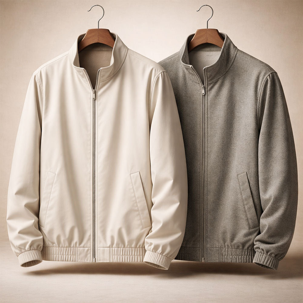 DUALSTYLE CORDUROY BOMBER 2 IN 1 JACKET