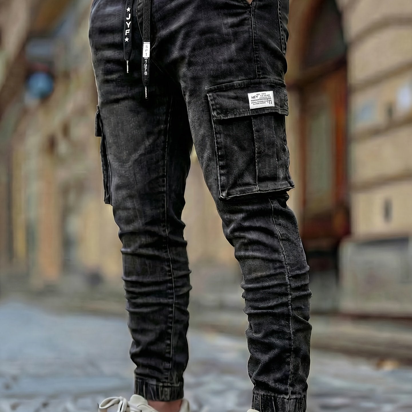 StreetForge Denim Cargo Jogger