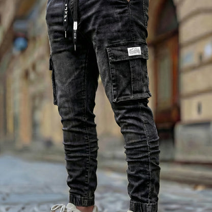 StreetForge Denim Cargo Jogger