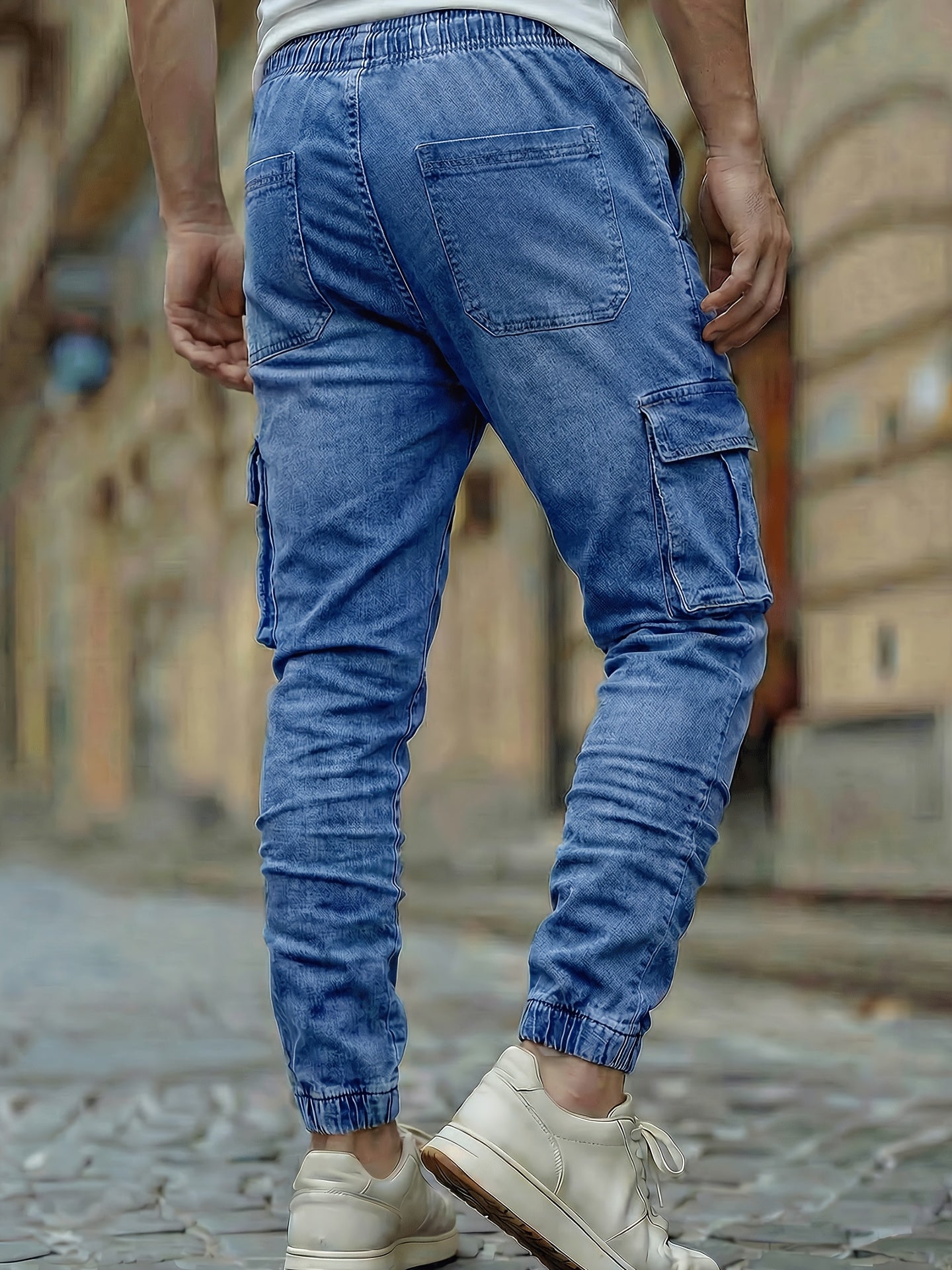 StreetForge Denim Cargo Jogger