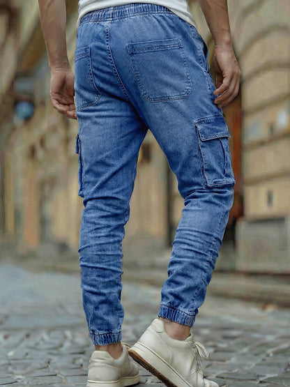 StreetForge Denim Cargo Jogger