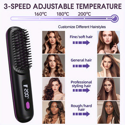 Glide Cordless Straightening Brush