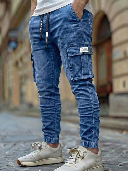 StreetForge Denim Cargo Jogger