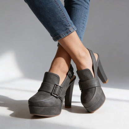 Colette Platform Buckle Slingbacks