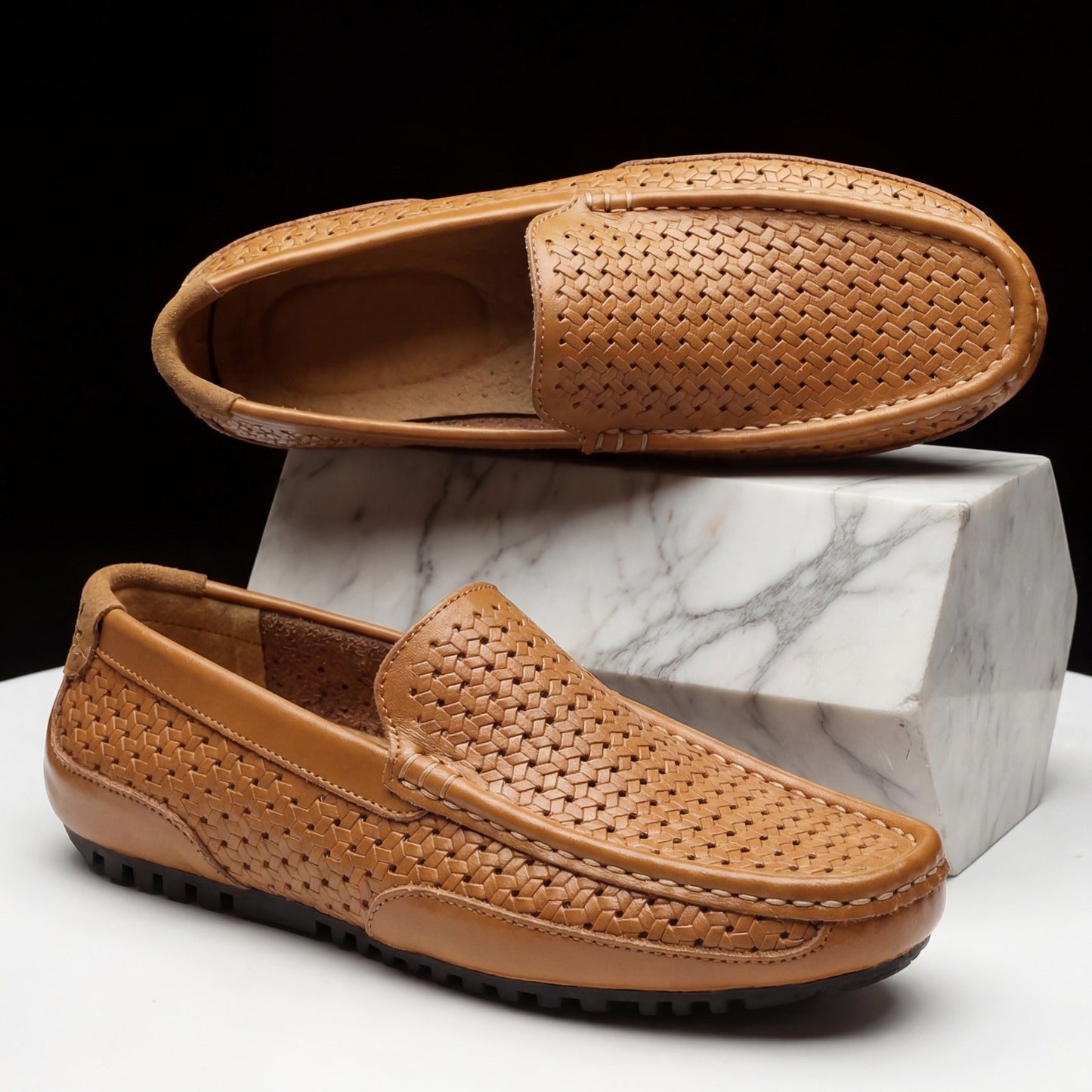 Jacomo Genuine Leather Loafers