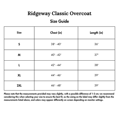 Ridgeway Classic Overcoat